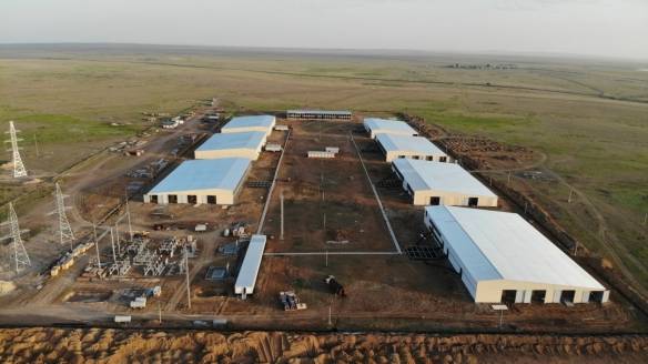 Large scale crypto mining farm