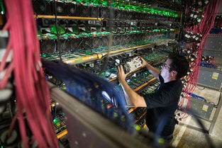 ASIC mining rig being packaged for shipment